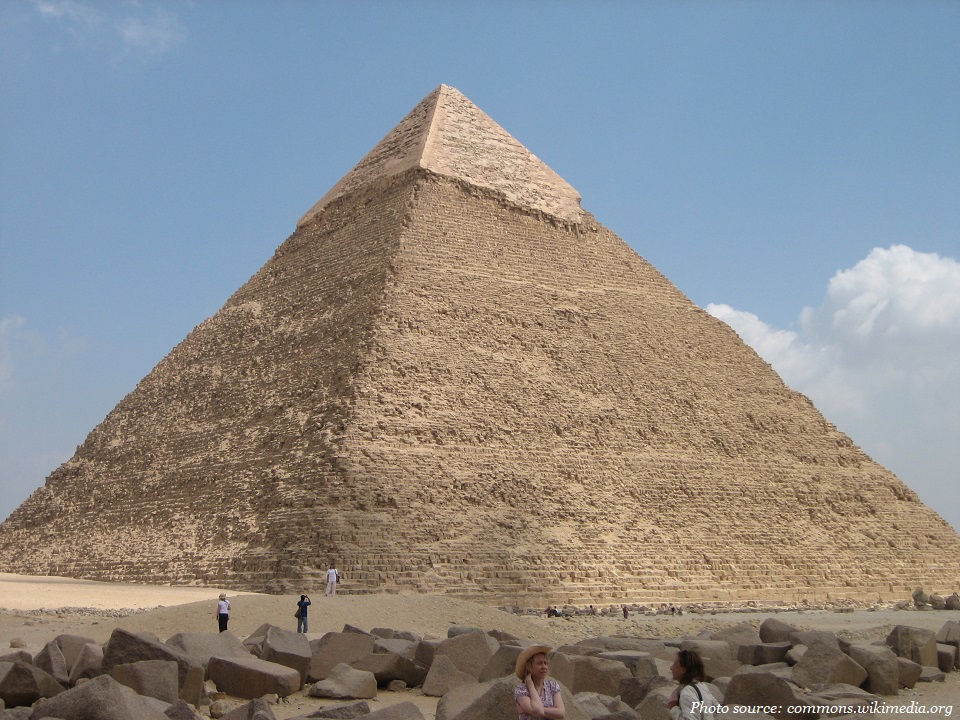 What are some facts about the pyramids?