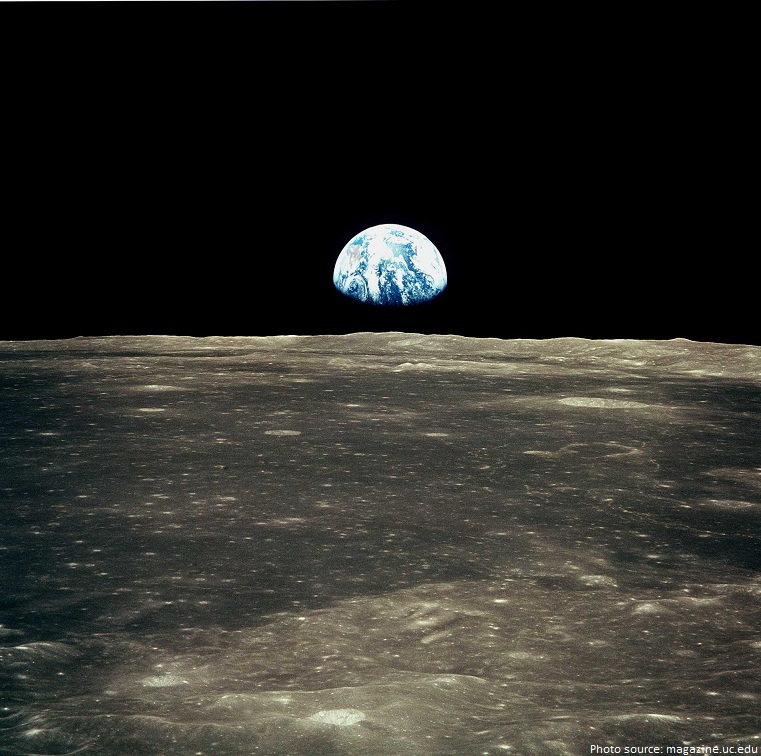 earth from moon