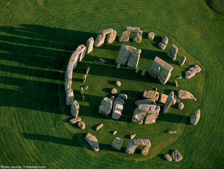 stonehenge from above