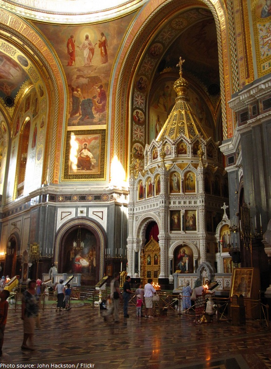 the cathedral of christ the saviour iconostasis