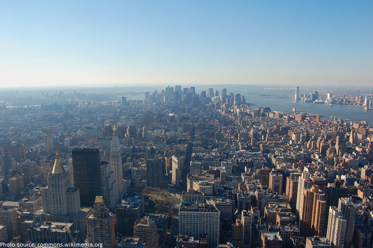view from the empire state building