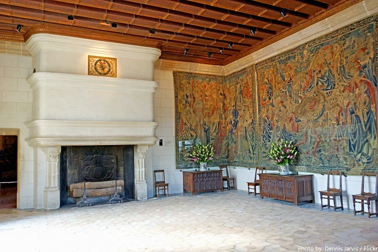 chateau de chenonceau guards room
