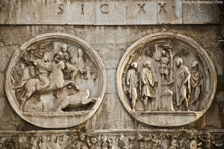 arch of constantine medallions