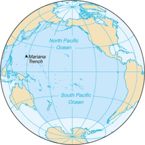 pacific ocean map