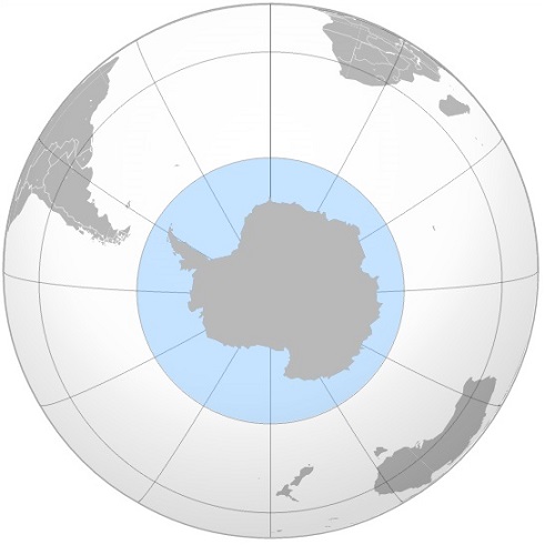 southern ocean map