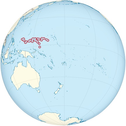 micronesia world map