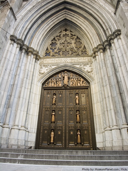 st. patrick's cathedral door