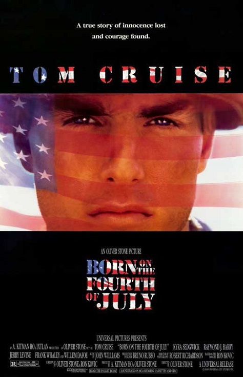 born on the fourth of july movie poster