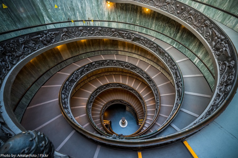 vatican museums staircase