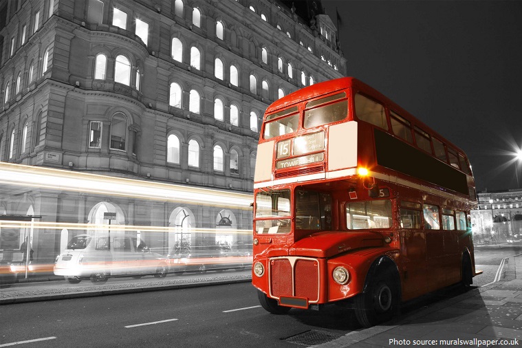 red london bus