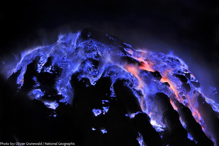 blue lava