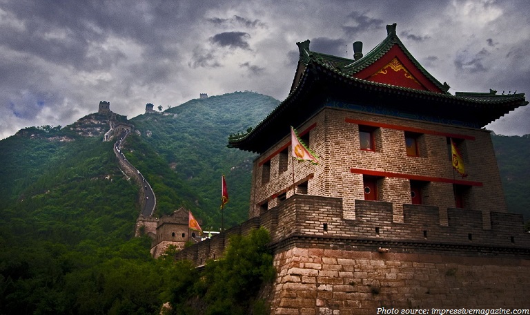 great wall china temples