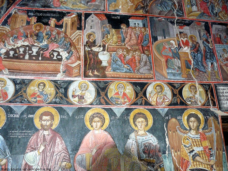 holy monastery of holy trinity frescoes