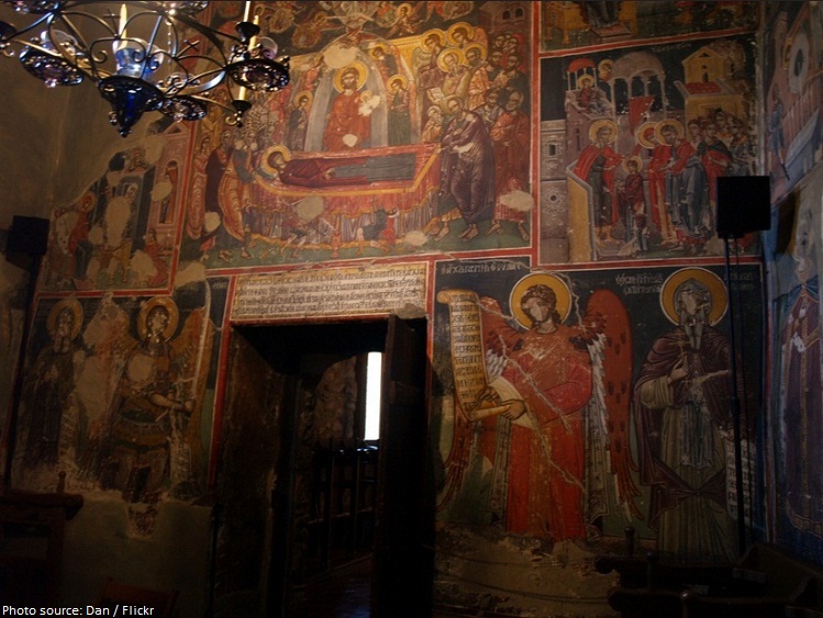holy monastery of st stephen frescoes