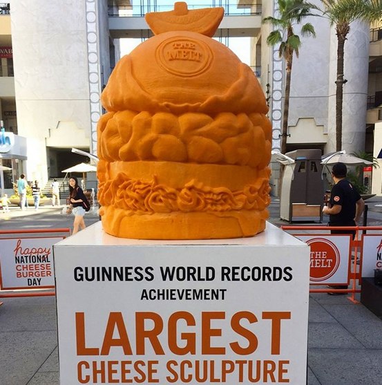 largest cheese sculpture the melt