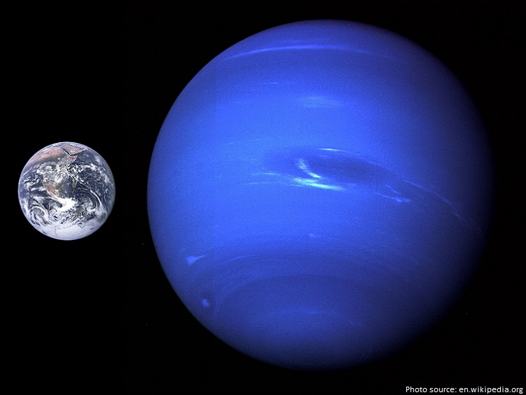 neptune vs earth