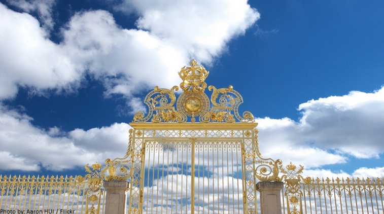 golden gate to the palace of versailles