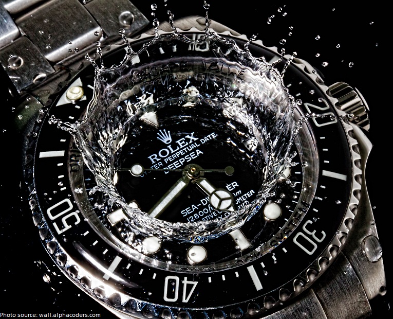 rolex waterproof watch