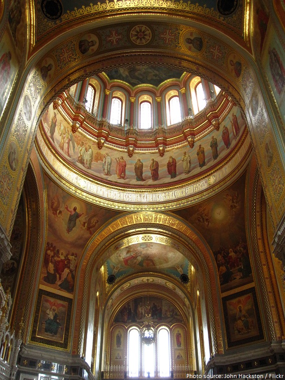 the cathedral of christ the saviour frescoes