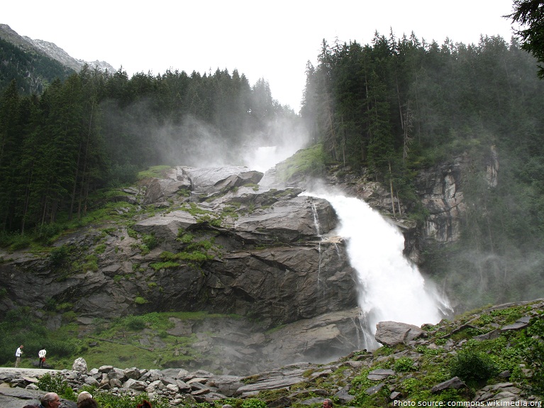 the krimml waterfalls