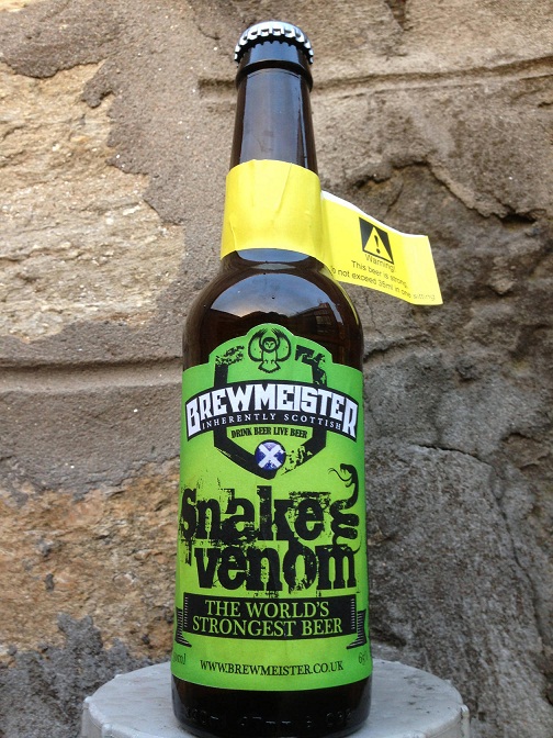 the worlds strongest beer snake venom