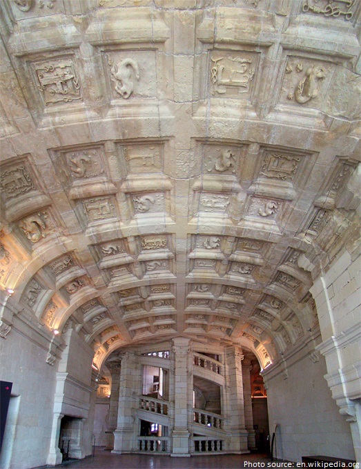 chateau de chambord ceiling
