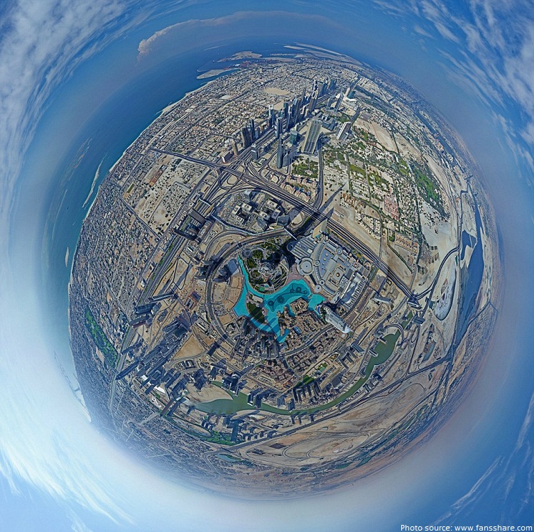 burj khalifa 360 degree view