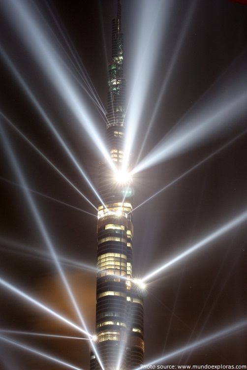 burj khalifa lights