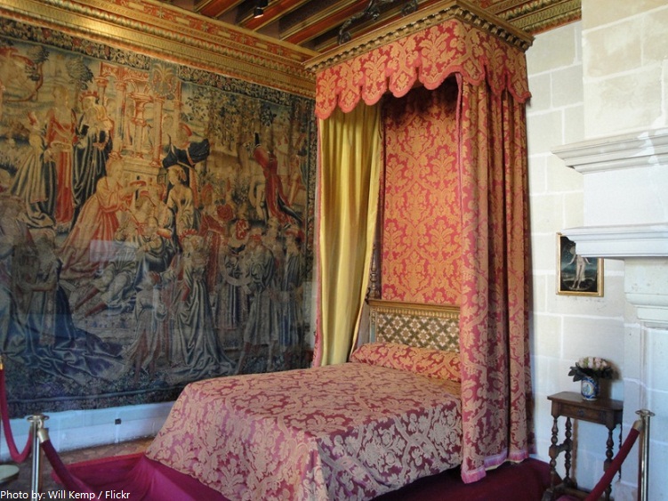 chateau de chenonceau gabrielle destrées bedroom