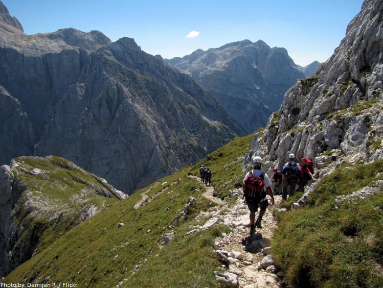 slovenia mountain trail