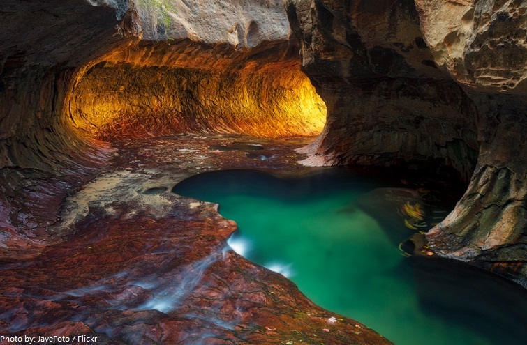 zion national park cave