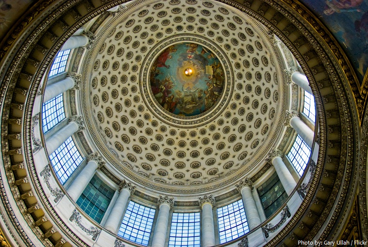 pantheon paris ceiling