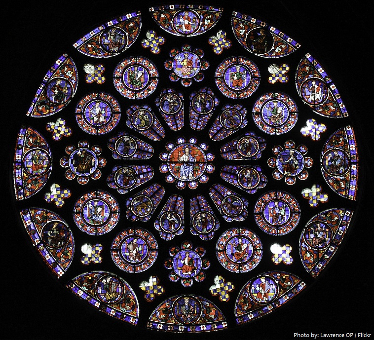 chartres cathedral rose window