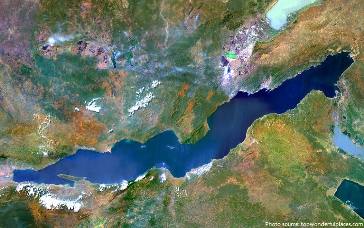 lake tanganyika from space