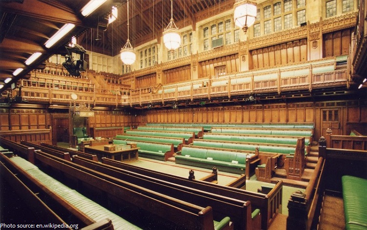 palace of westminster commons chamber
