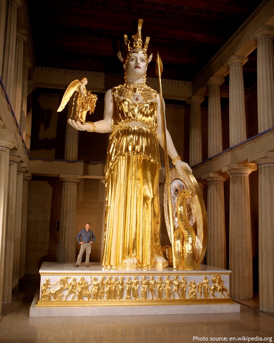 reproduction athena parthenos statue
