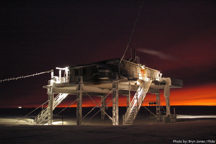 antarctica research station