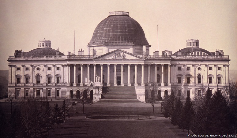 united states capitol old photo