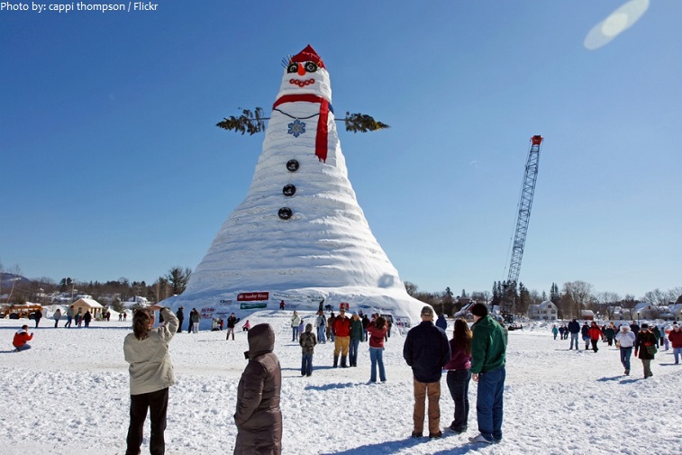 worlds tallest snowman