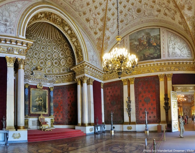 winter palace small throne room