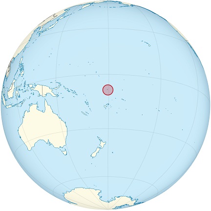tuvalu world map