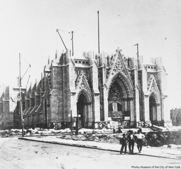 st patricks cathedral construction