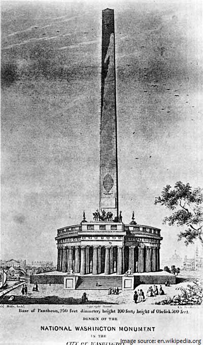 washington monument original design