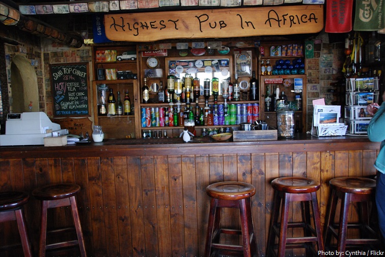 the highest pub in africa