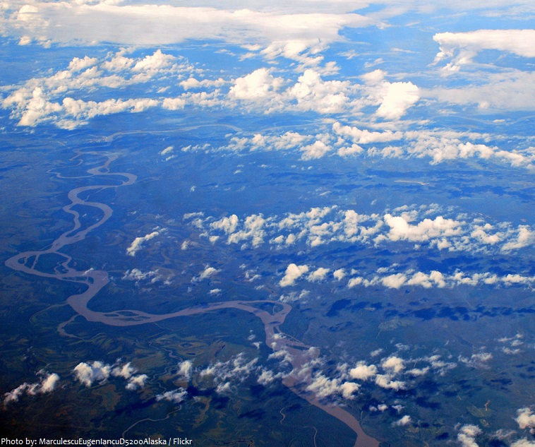 yukon river aerial