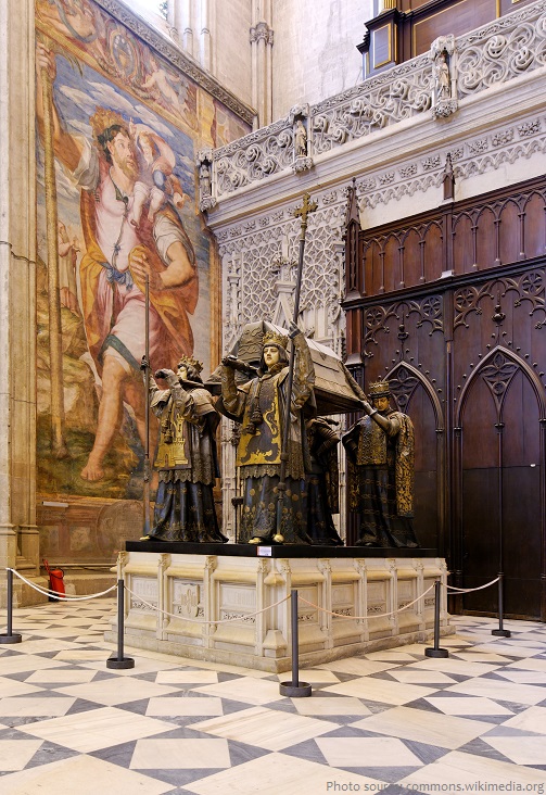 seville cathedral tomb of christopher columbus