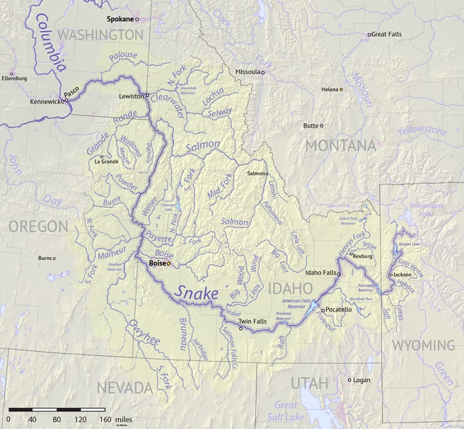 snake river drainage basin