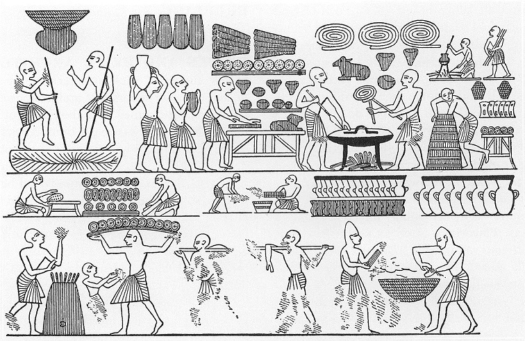 bread in ancient egyp