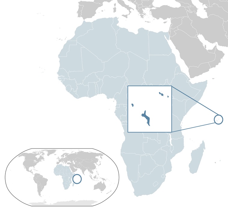 seychelles on map