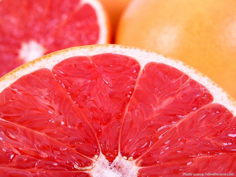 grapefruit flesh